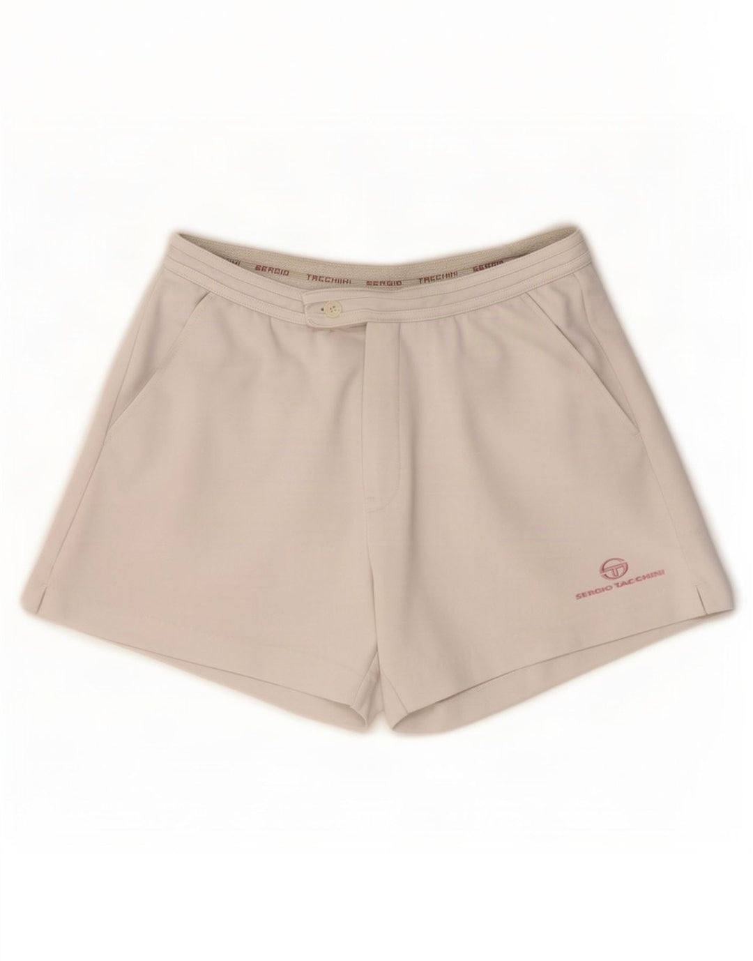Sergio Tacchini Kvinder Casual Shorts Medium W30 Hvid Polyester