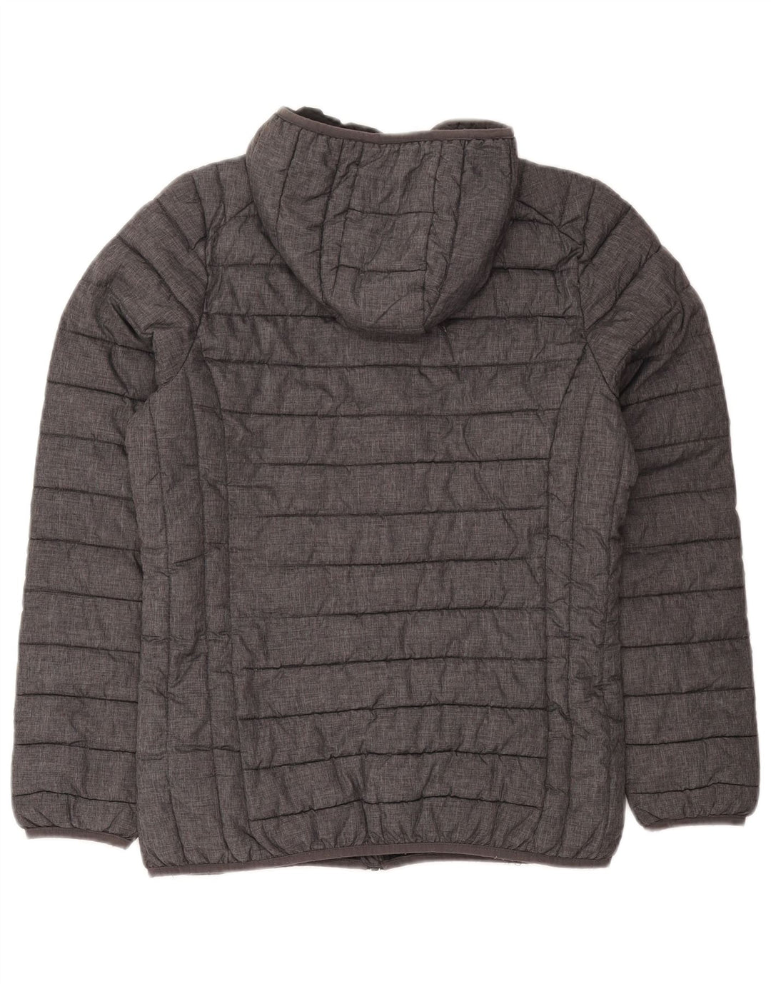 Ellesse Dame Hætte Polstret Jakke UK 14 Medium Grey Polyamid Sports