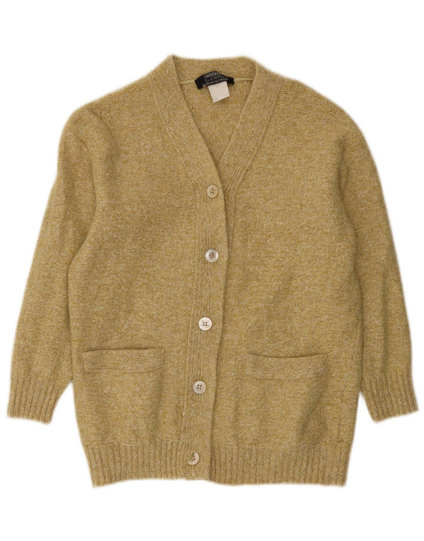 Max Mara weekend cardigan sweater til kvinder UK 10 Small Yellow Flecked