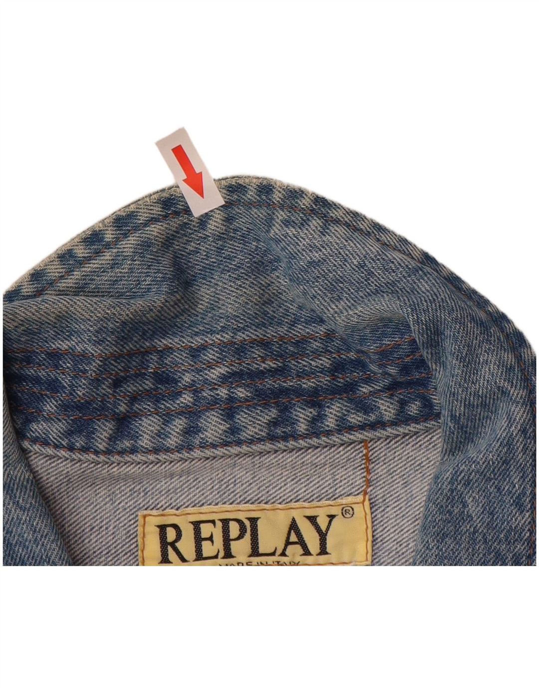 Replay Herre Denim Jacket UK 40 Large Blue Cotton