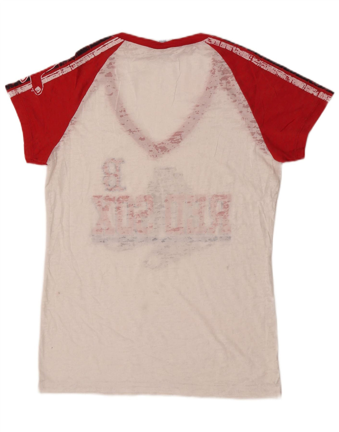 Ægte Merchandise Herre Boston Red Sox Grafisk T-Shirt Top Stor Hvid