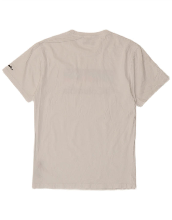 Columbia Herre grafisk T-shirt top lille hvid bomuld
