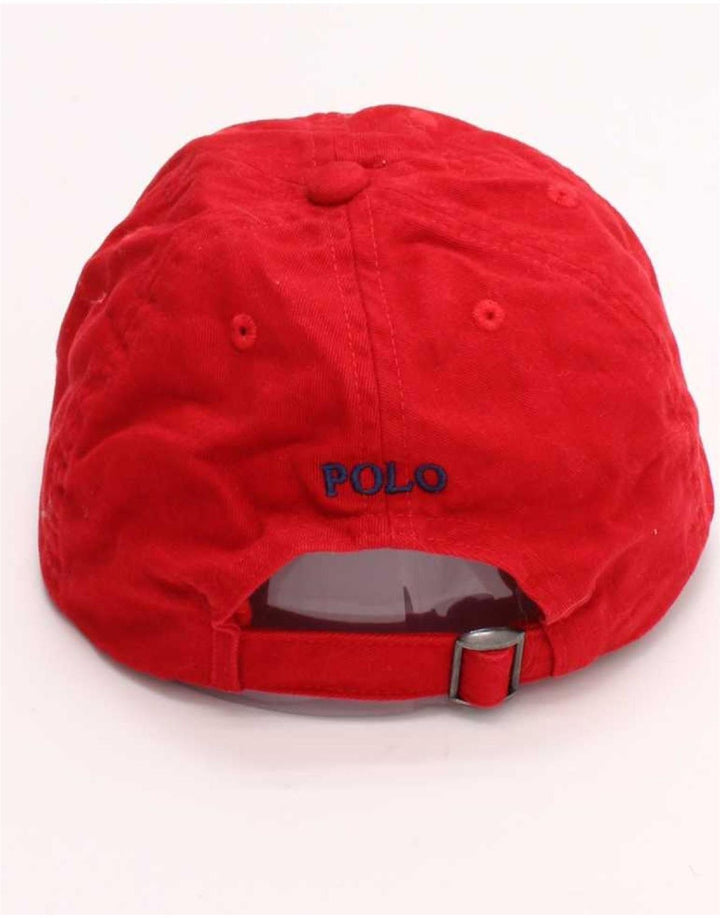 Polo Ralph Lauren Boys Baseball Cap One Size 4-7 år Rød Bomuld
