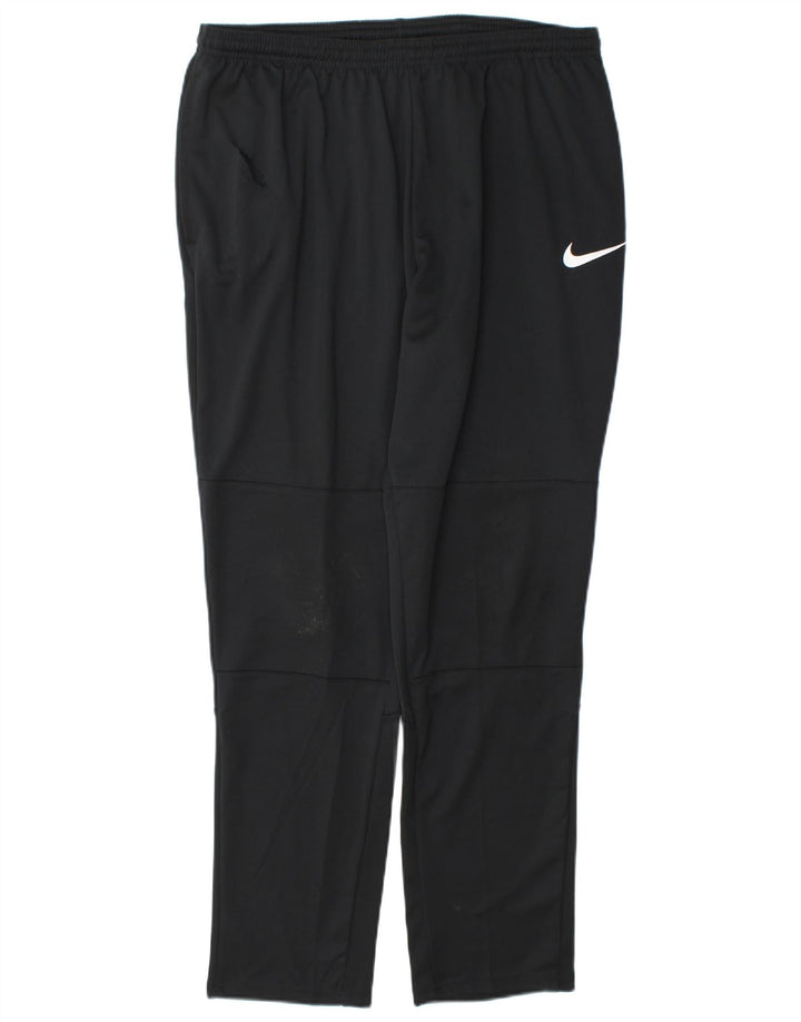 Nike herre Dri Fit træningsdragt bukser XL sort polyester