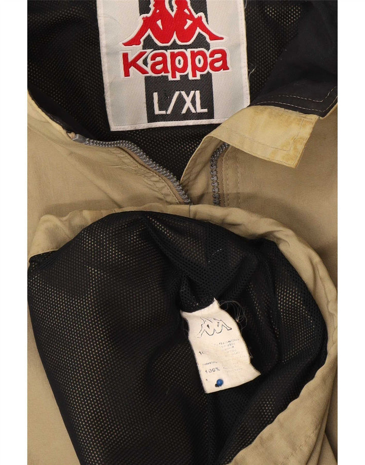 Kappa Regnjakke til mænd UK 40 Stor Khaki Polyamid
