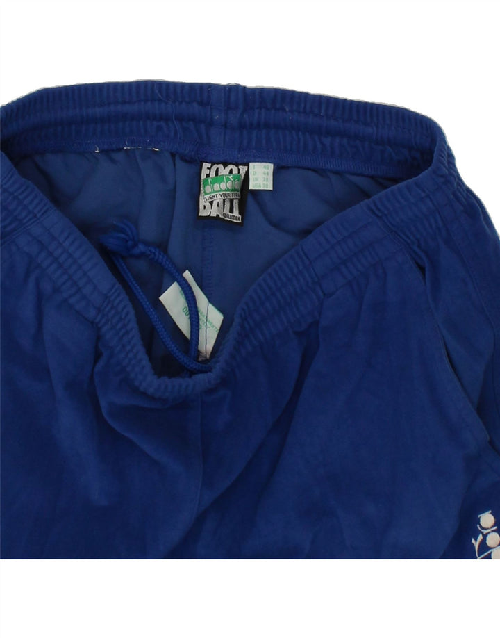 DIADORA Mens Tracksuit Trousers Medium Blue Polyester Vintage Diadora and Second-Hand Diadora from Messina Hembry 