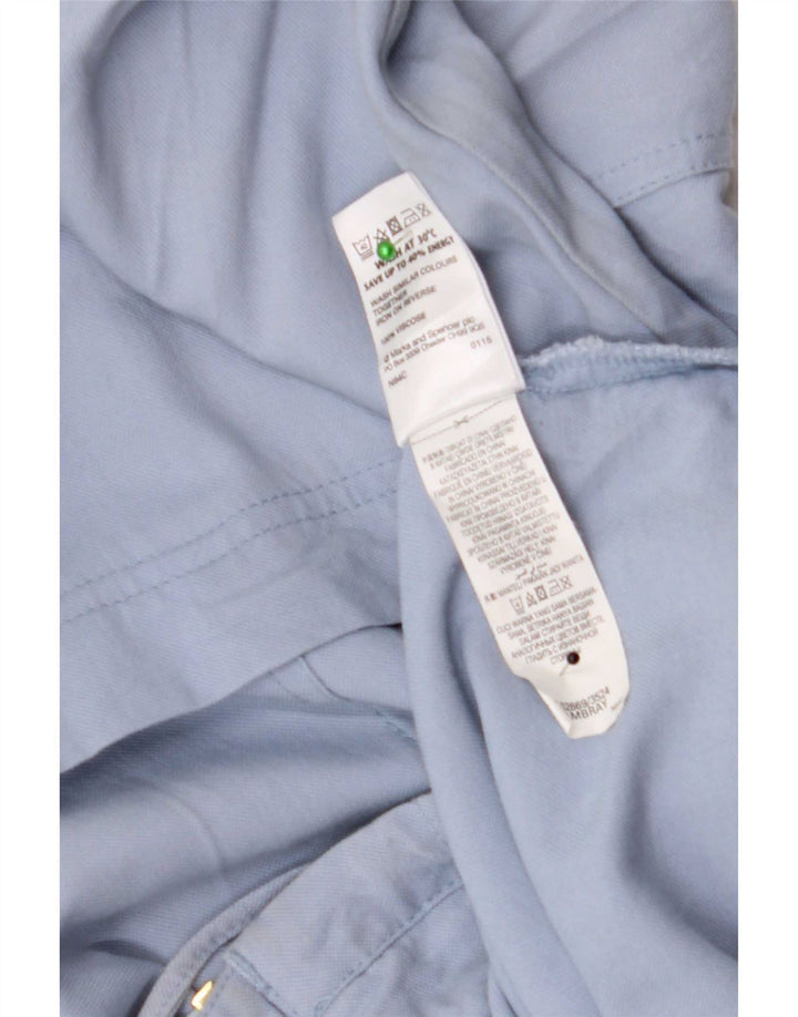Marks & Spencer Oversized bomberjakke til kvinder DK 12 Medium Blue Viscose
