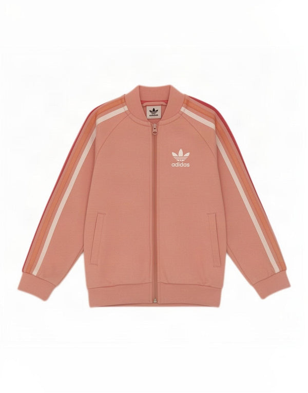 Adidas piger træningsdragt topjakke 6-7 år Pink Bomuld