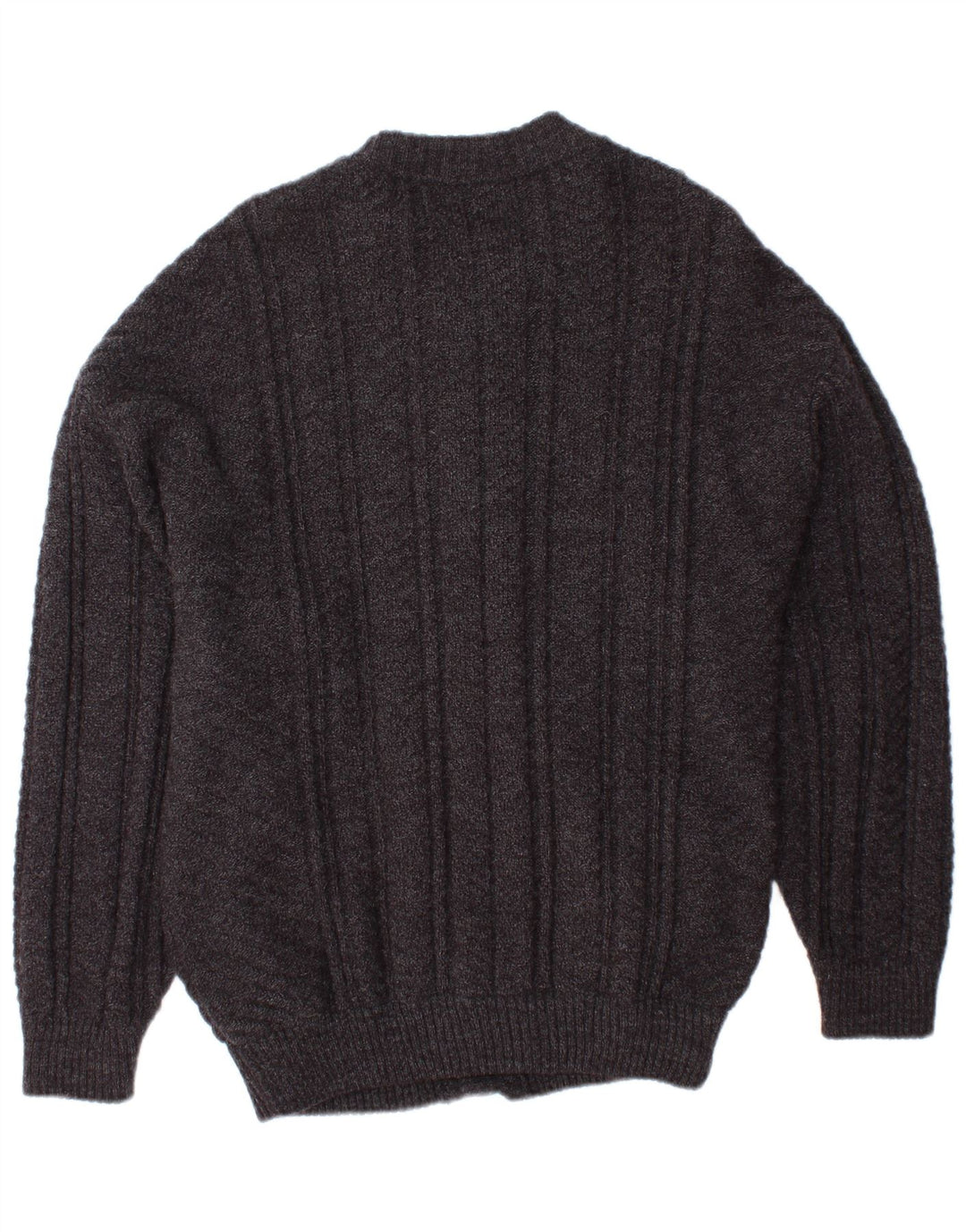 VINTAGE Herre Cardigan Sweater Small Grey Argyle/Diamond Acryl