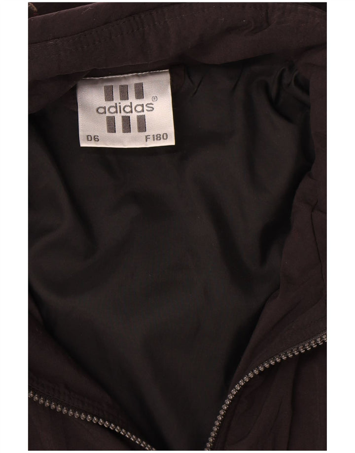 Adidas Graphic Windbreaker Jacket UK 40/42 Medium Black Colourblock