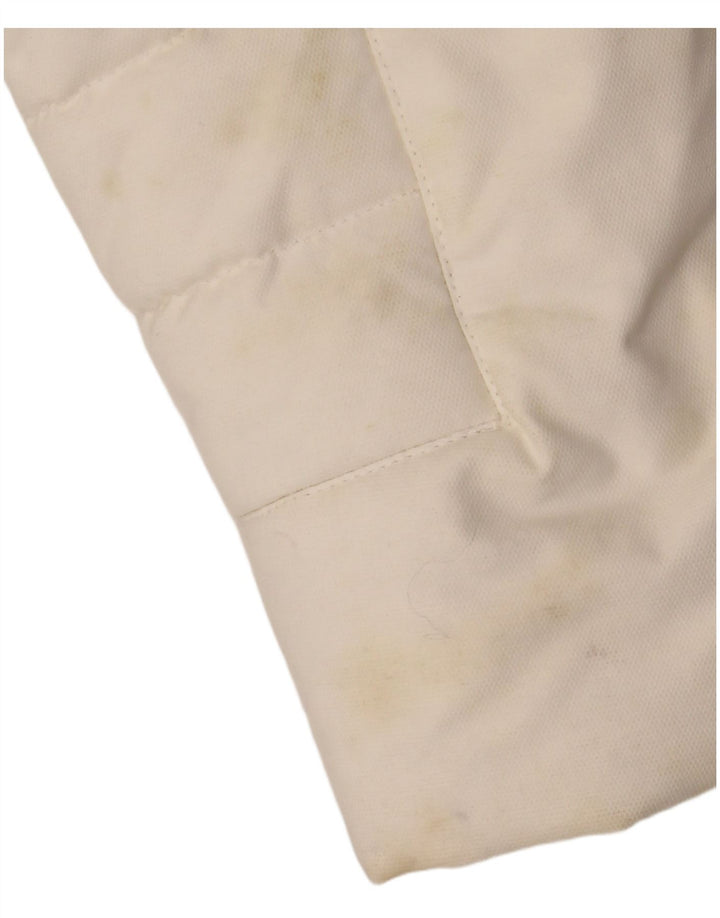Helly Hansen Dame Hooded Polstret Jakke UK 12 Medium White Nylon