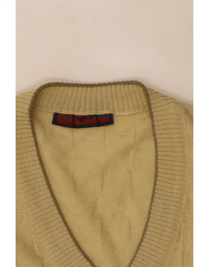 Vintage herrevest tanktop lille beige