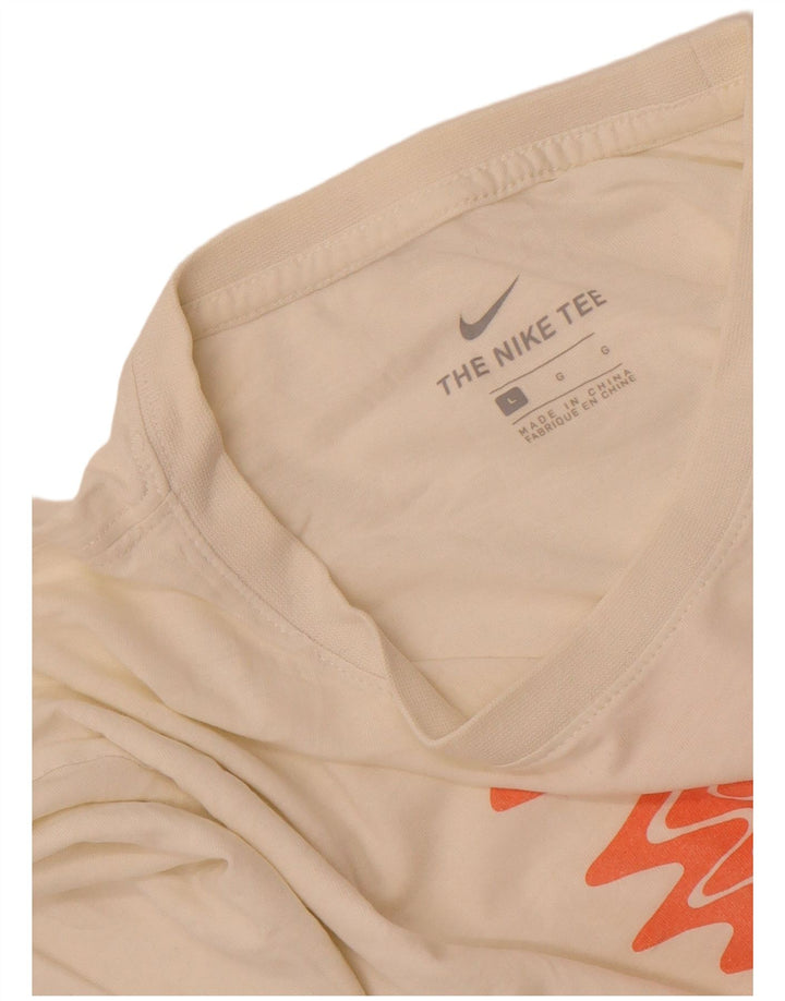 Nike Grafisk T-shirt top til mænd, stor hvid