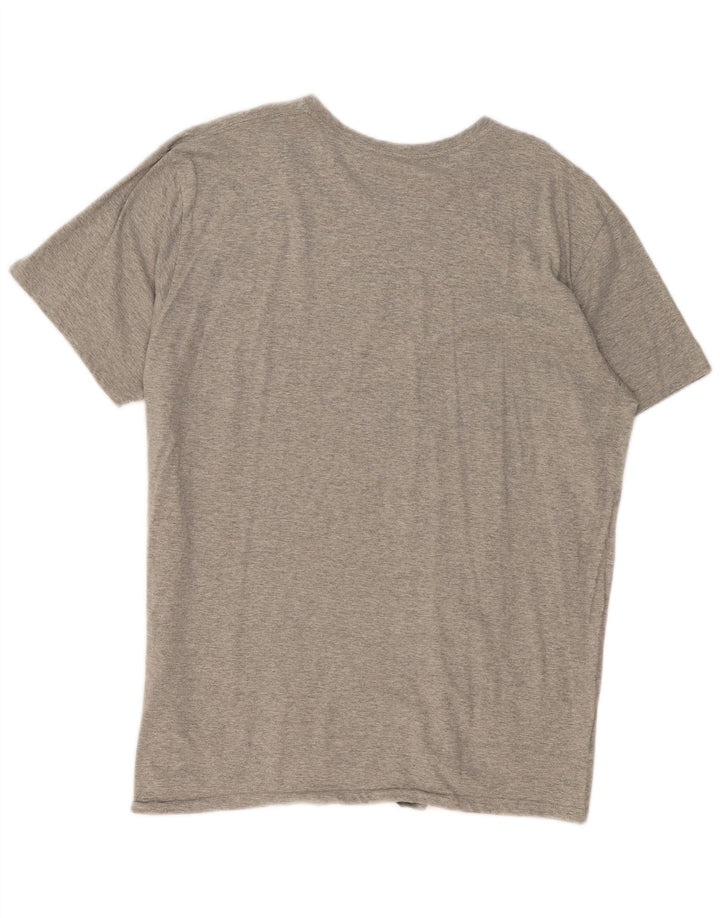 Calvin Klein Herre T-Shirt Top XL Grå Flecked