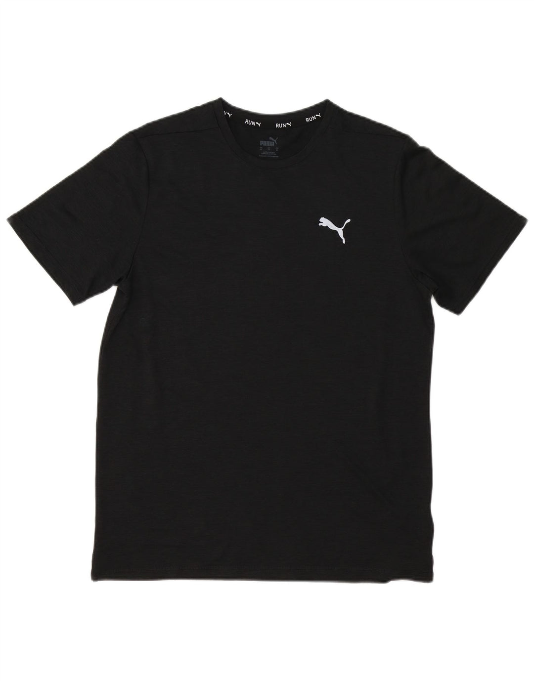 Puma Herre T-Shirt Top Medium Sort Polyester