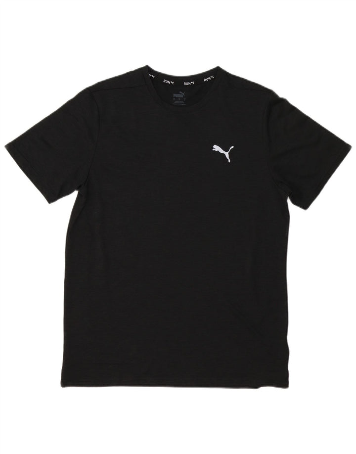Puma Herre T-Shirt Top Medium Sort Polyester