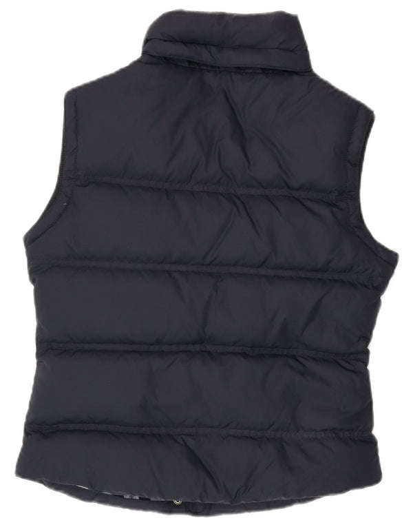 Jack Wills Dame Polstret Gilet UK 10 Small Navy Blue