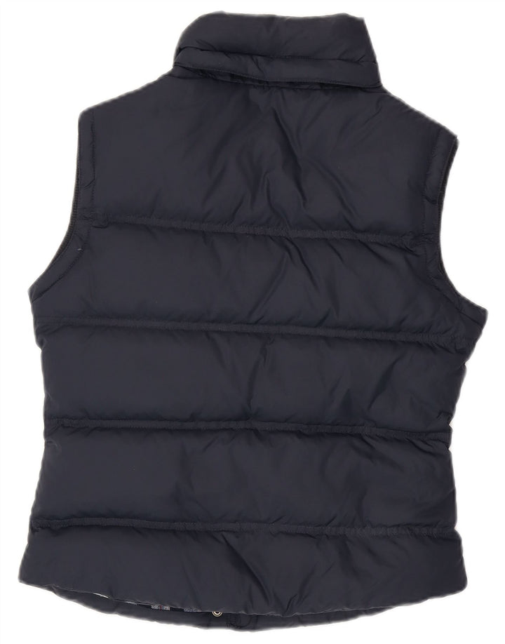 Jack Wills Dame Polstret Gilet UK 10 Small Navy Blue