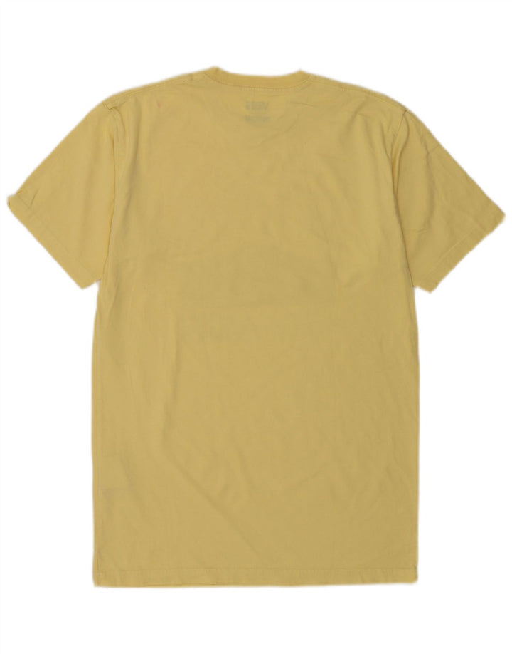 Vans Herre Classic Fit Grafisk T-Shirt Top Medium Gul Bomuld
