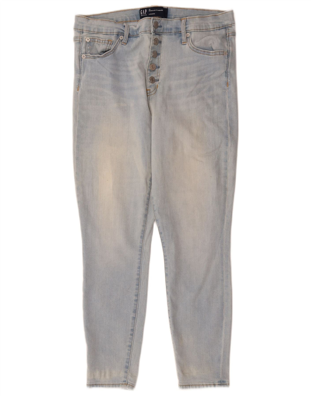 Gap Womens Legging Standard Fit Regular Straight Jeans W32 L25 Blå Bomuld