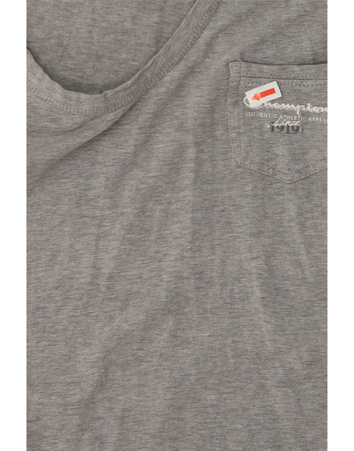 CHAMPION Womens Heritage Classics Vest Top UK 14 Medium Grey Vintage Champion and Second-Hand Champion from Messina Hembry 