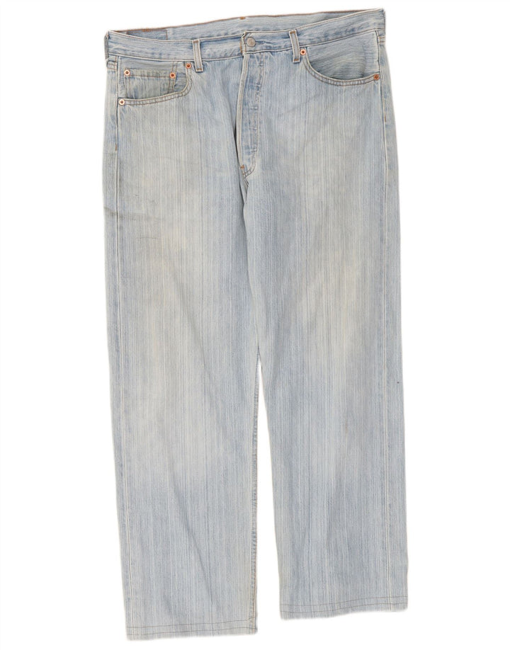 Levi's Dame 501 Straight Jeans W38 L29 Blå