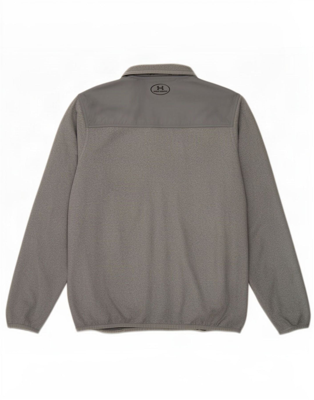 Under Armour Herre Cold Gear Zip Neck Pullover Træningsdragt Top Medium Grey