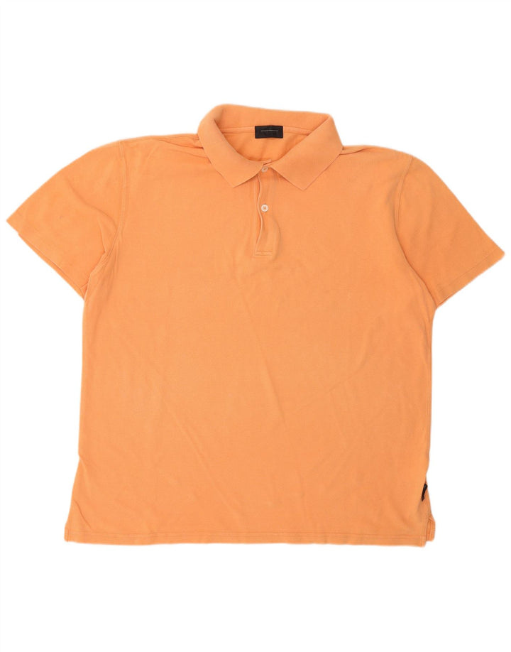 Sergio Tacchini Herre Polo Shirt IT 54 XL Orange Bomuld