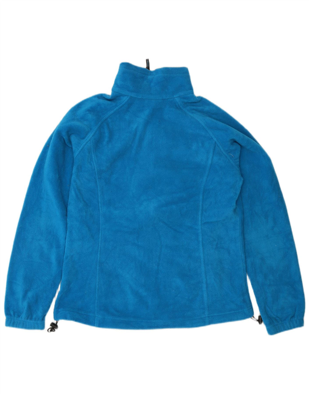 COLUMBIA Womens Fleece Jacket UK 16 Large Blue Polyester
