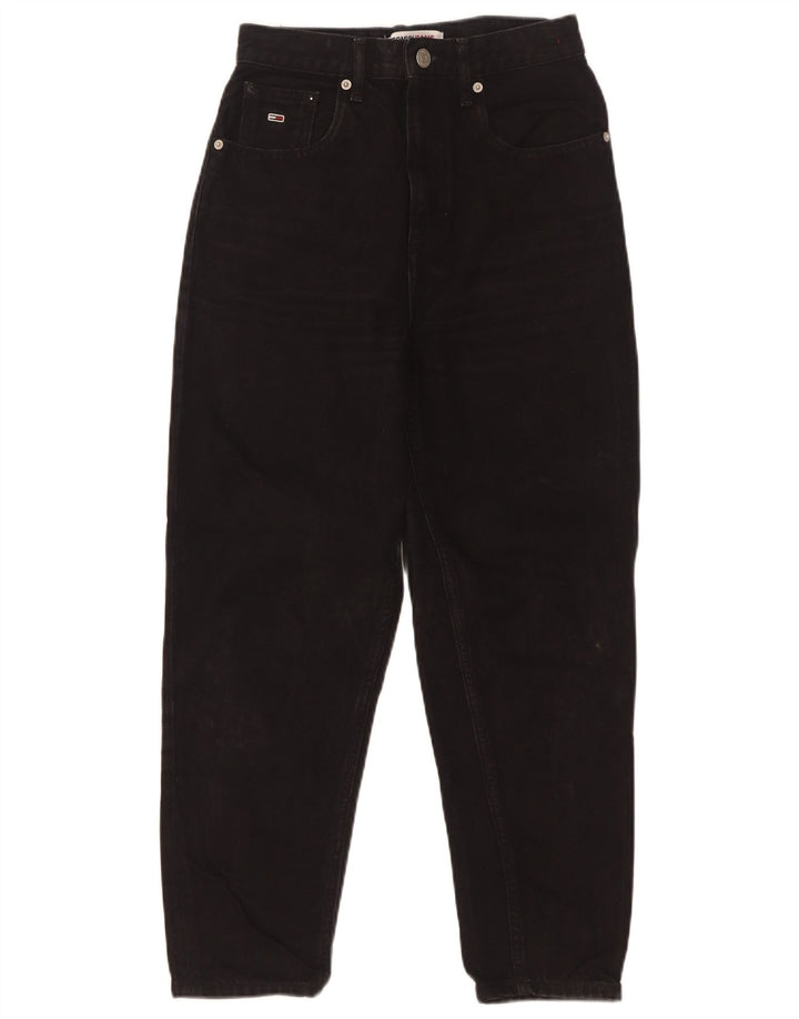 Tommy Hilfiger Dame Crop Tapered Jeans W25 L25 Sort