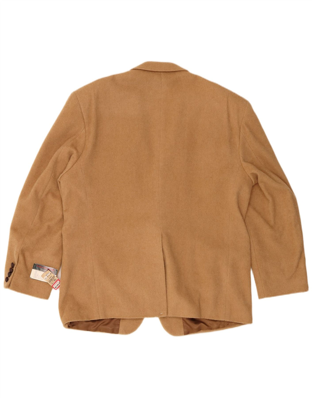 Deansgate Herre 2 Button Blazer Jacket UK 46 3XL Beige Camelhair
