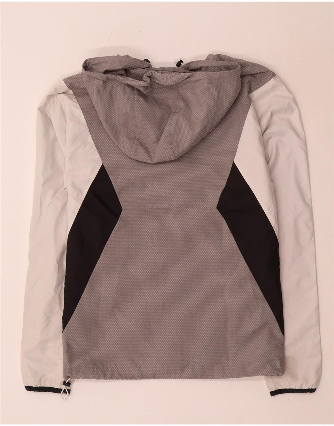 Adidas Regnjakke med hætte til mænd UK 34 XS Grå Colourblock Polyester