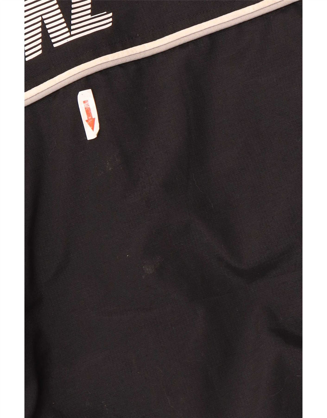 Nike Herre grafisk vindjakke med hætte UK 42/44 Stor sort polyester