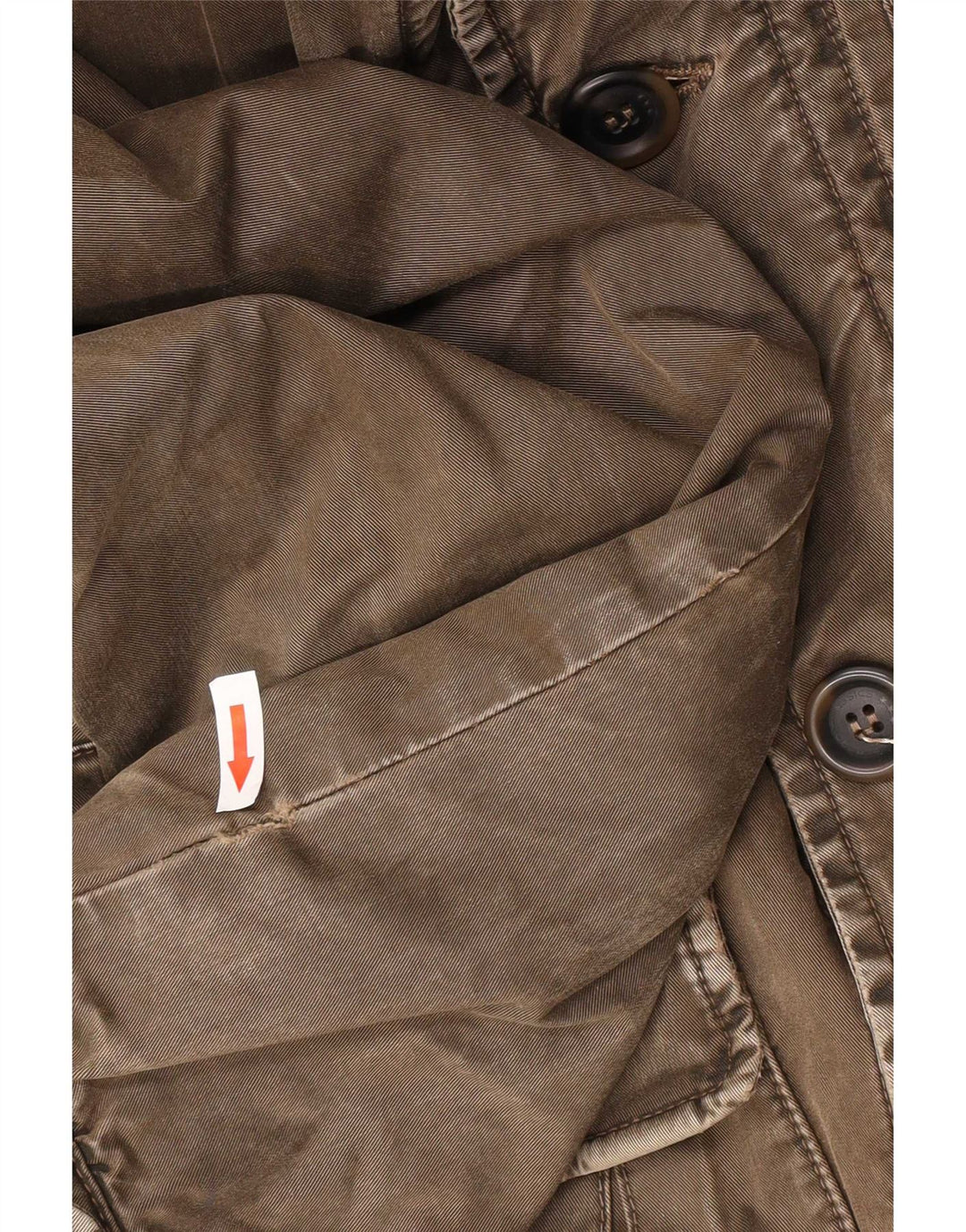 Marlboro Classics Herre Utility Jacket UK 40 Large Khaki Cotton