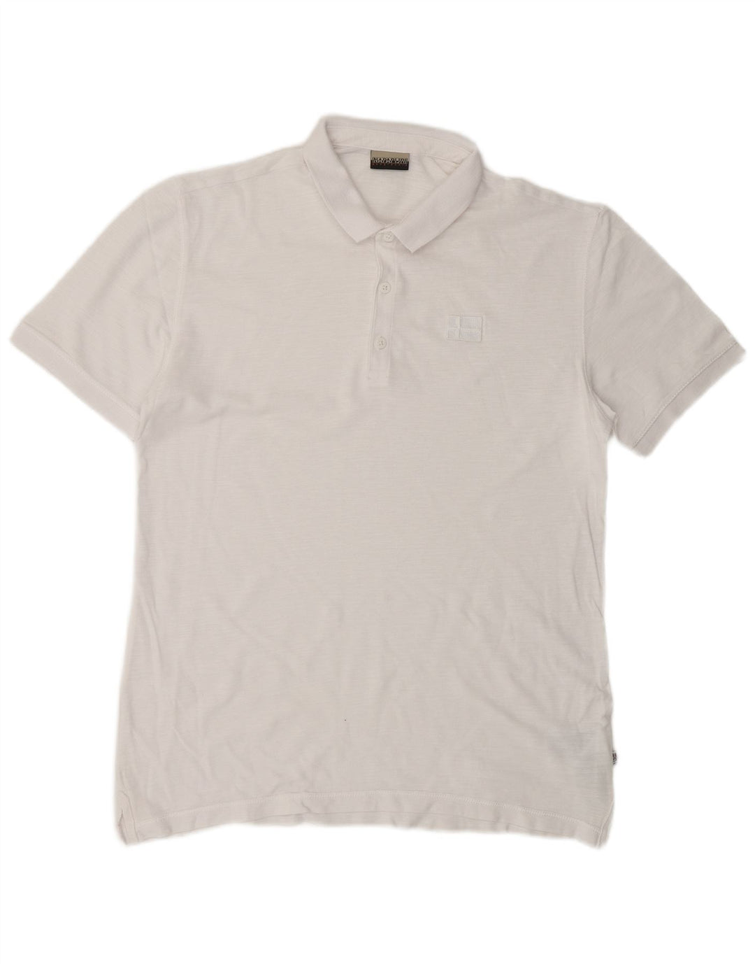 Napapijri Herre poloshirt Stor hvid bomuld