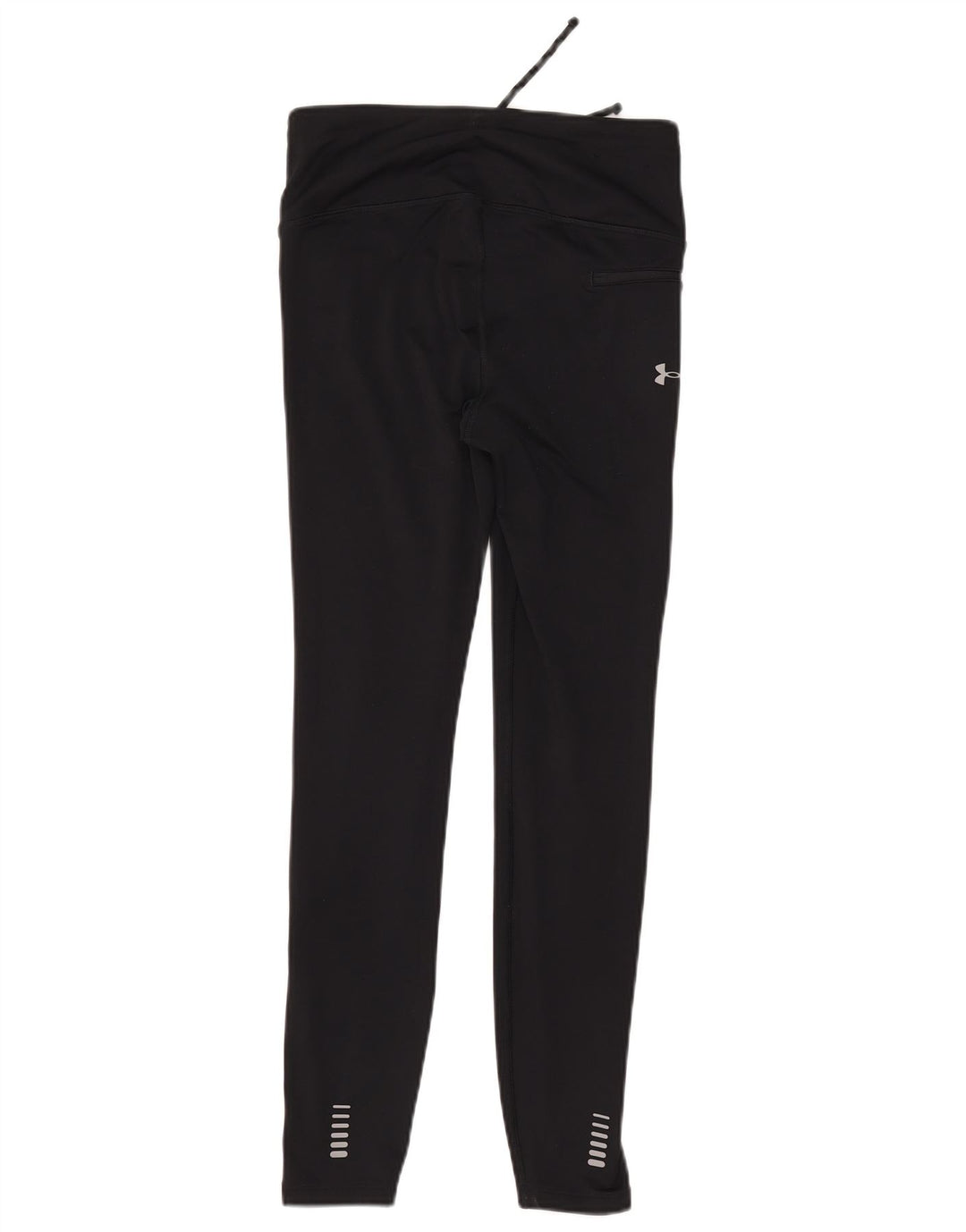 UNDER ARMOUR Dame Leggings UK 10 Lille sort geometrisk polyamid