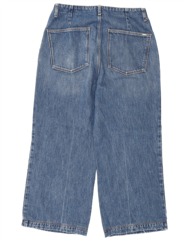 Massimo Dutti Dame Jeans med brede ben W30 L26 Blå