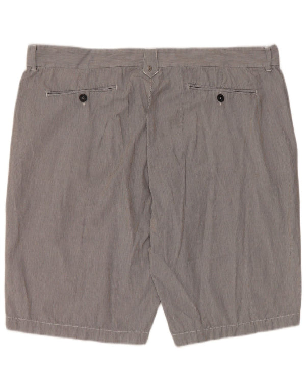 Conte of Florence Chino Shorts til mænd IT 56 3XL W40 Grå nålestribe