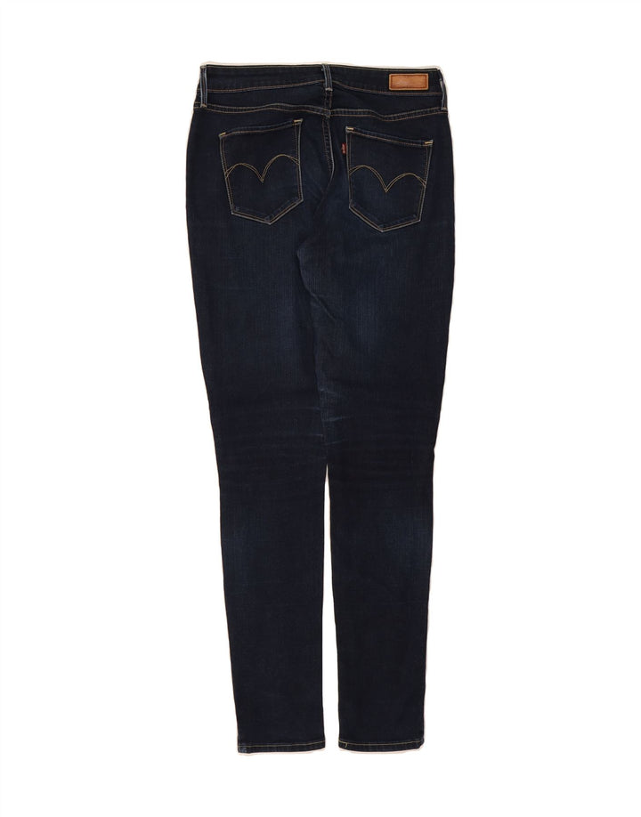 LEVI'S Womens Skinny Jeans W27 L31 Navy Blue Cotton Vintage Levi's and Second-Hand Levi's from Messina Hembry 
