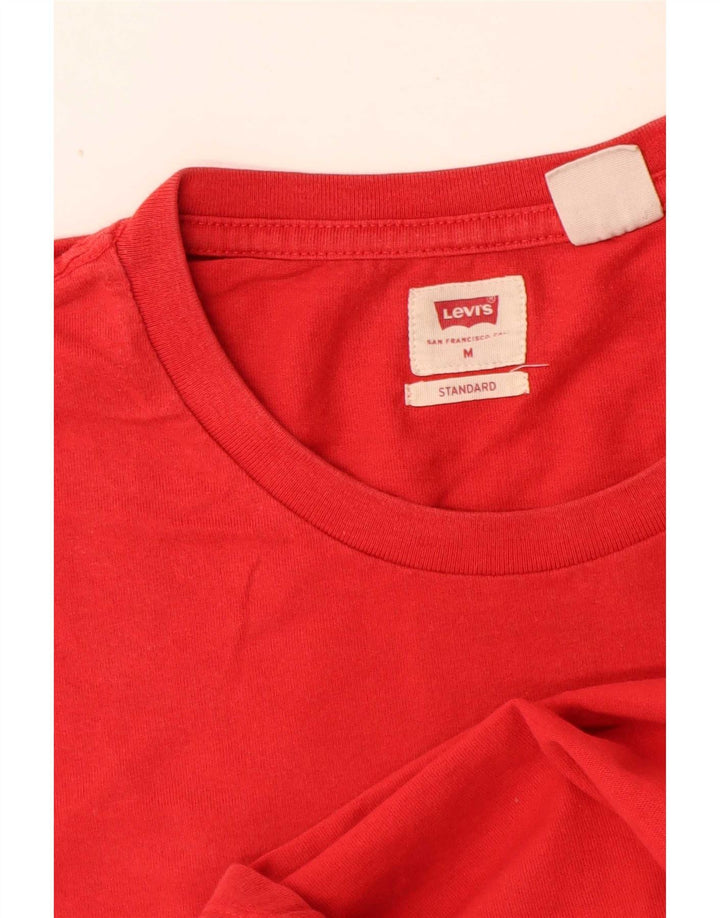 Levi's Herre Standard T-Shirt Top Medium Rød