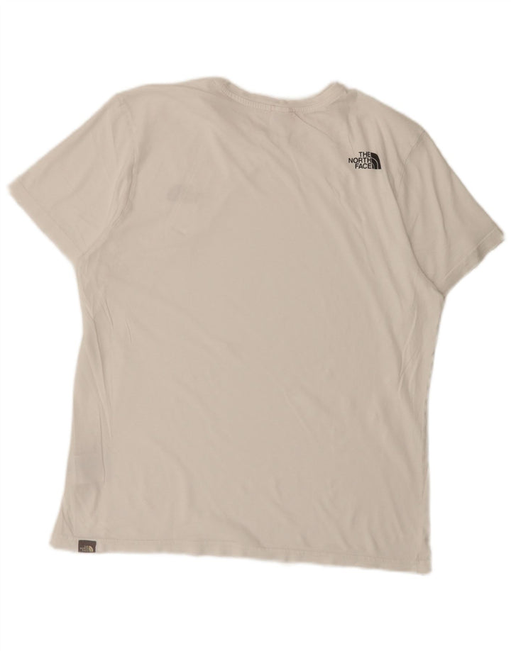 The North Face Mens T-Shirt Top Large White Cotton