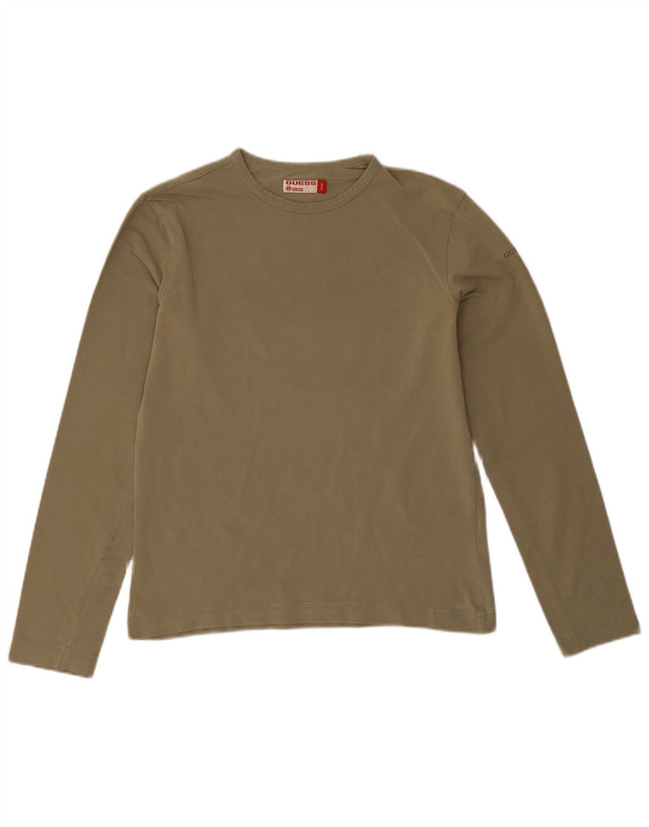 Guess Dametop Langærmet UK 14 Large Khaki