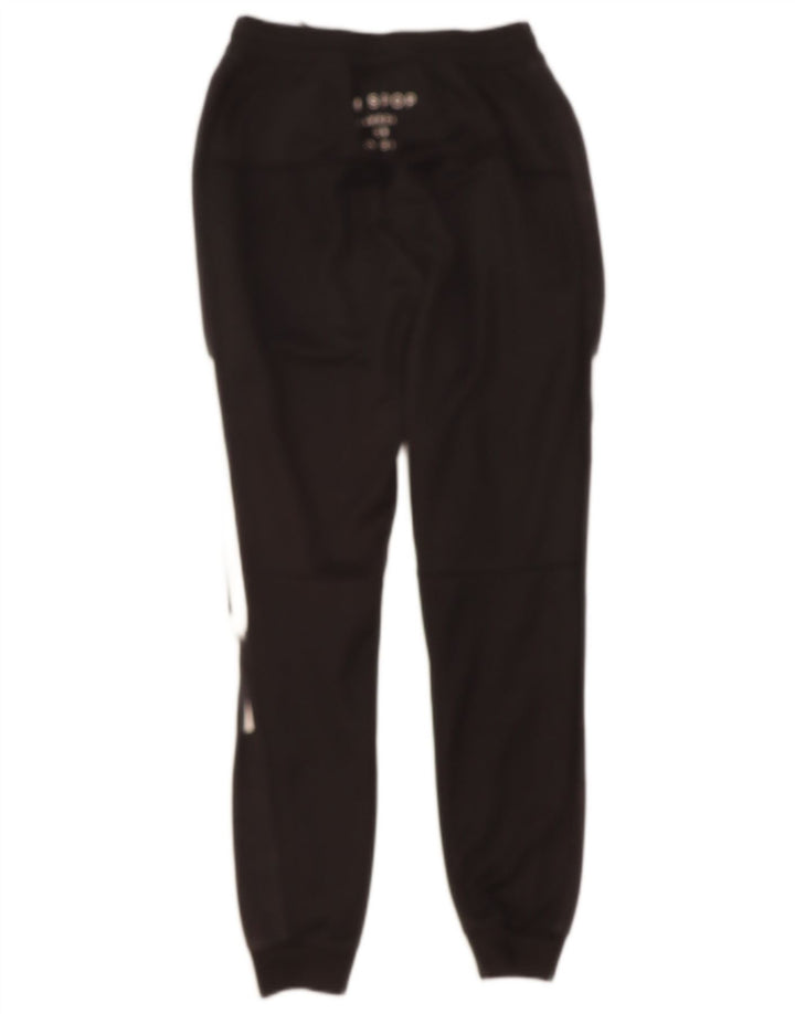 ADIDAS Mens Tracksuit Trousers Joggers XS Black Polyester