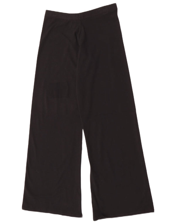 Reebok Womens Wide Leg Tracksuit Bukser Joggers UK 14 Large Black Bomuld