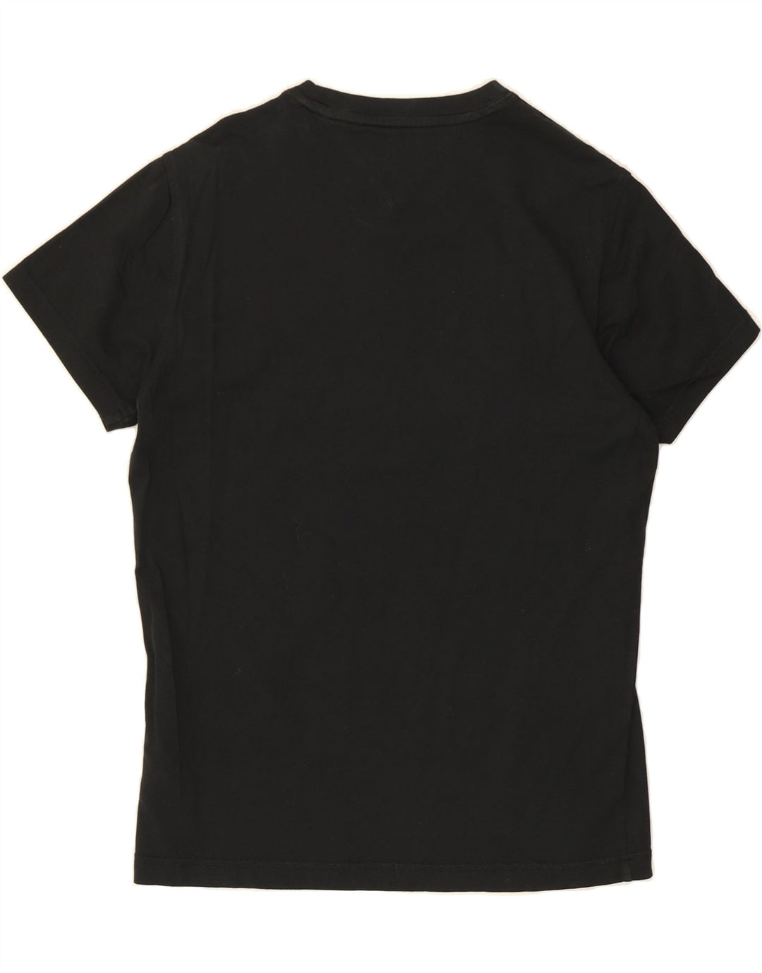 TOMMY HILFIGER Mens T-Shirt Top Small Black Cotton