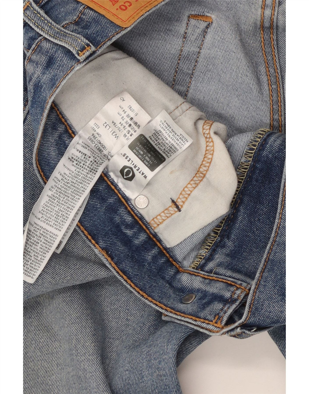 Levi's Dame 512 Slim Tapered Jeans W31 L32 Blå Bomuld