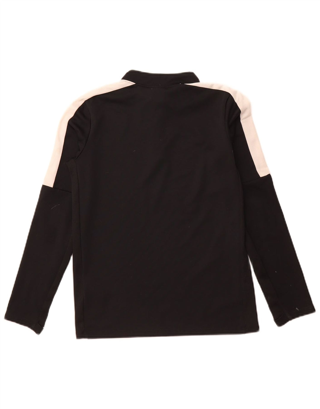 NIKE Boys Pullover Tracksuit Top 10-11 Years Medium  Black Colourblock