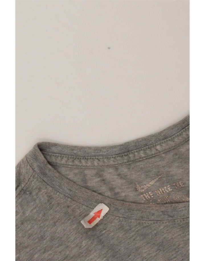 Nike Herre Air Max grafisk T-shirt top mellemgrå bomuld