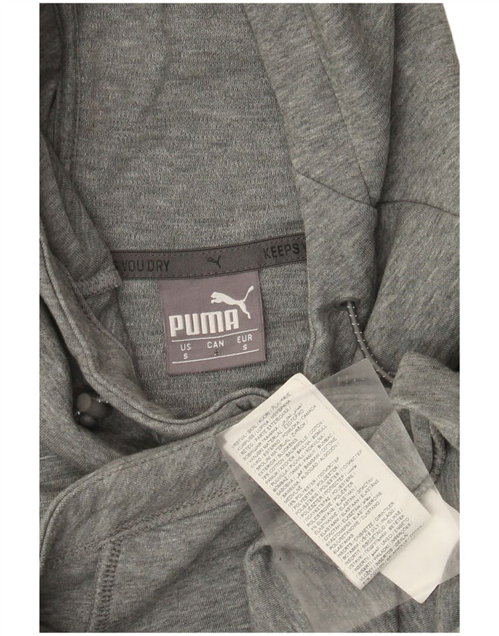 Puma hættetrøje til mænd Small Grå Colourblock Bomuld