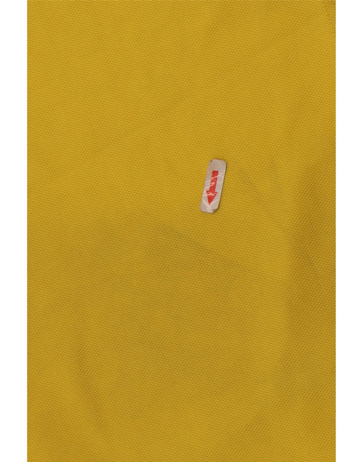 Puma Herre Grafisk T-Shirt Top 2XL Gul Colourblock